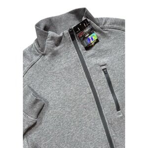 UFC Ultimate Fighting Men's Full-Zip Jacket Gray L/S NWT Standing Collar - 1323